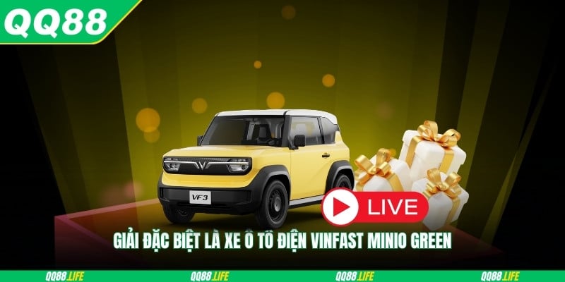 Giải Đặc Biệt là xe ô tô điện VinFast Minio Green